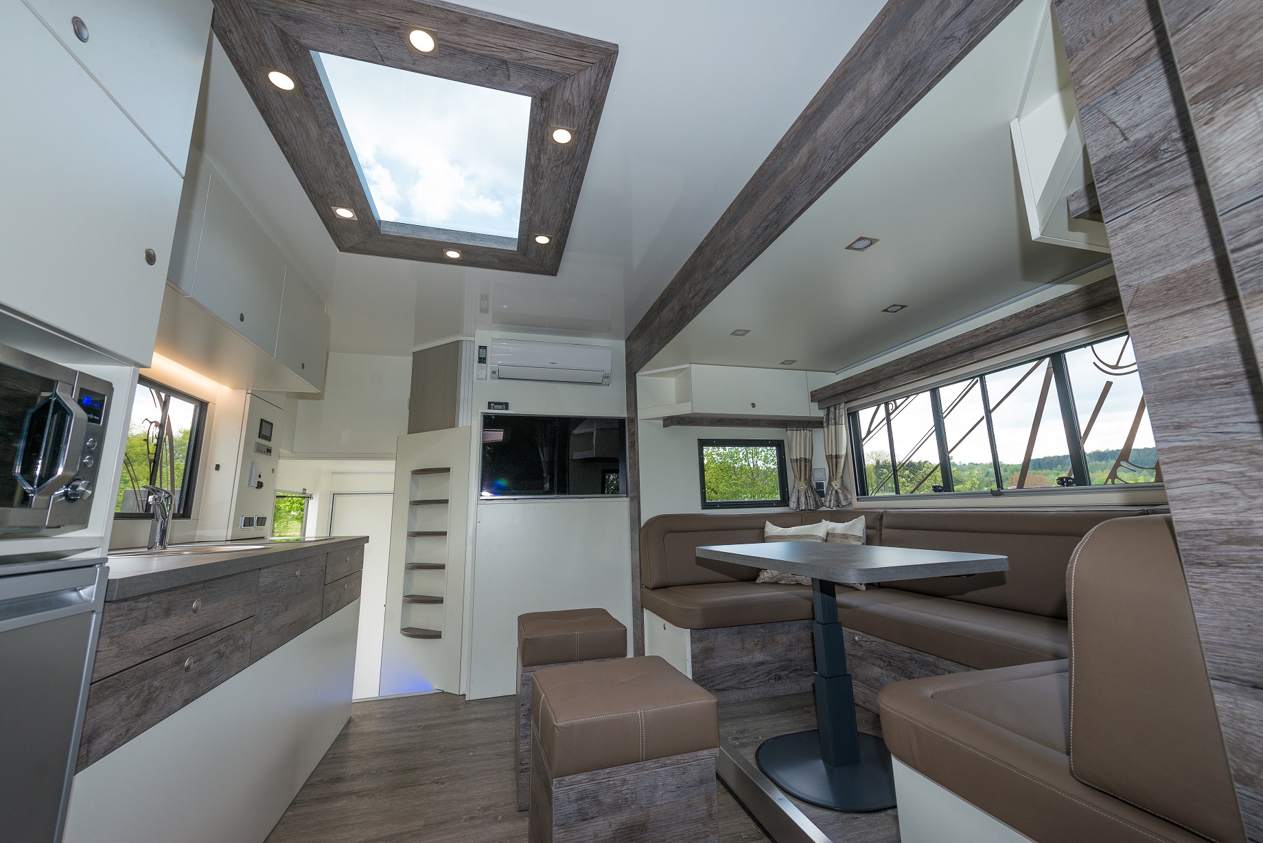 Ansicht Innenraum vom Cockpit