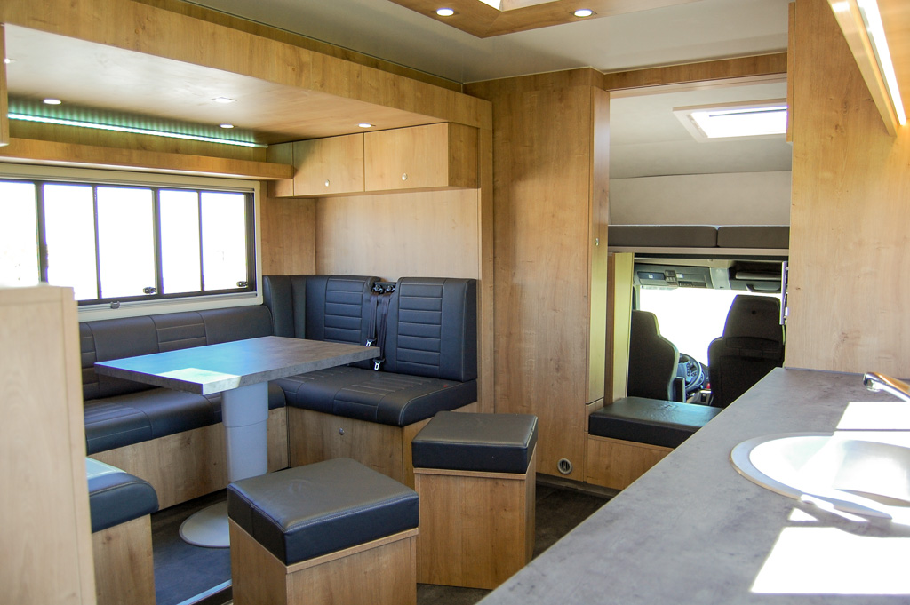 Innenraum bei ausgefahrenem Pop-Out 